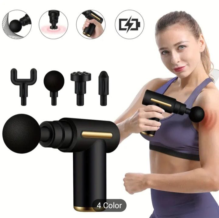 Gun Massager Full Body Pain Therapy For Men & Women Rechargeable & Silent Power