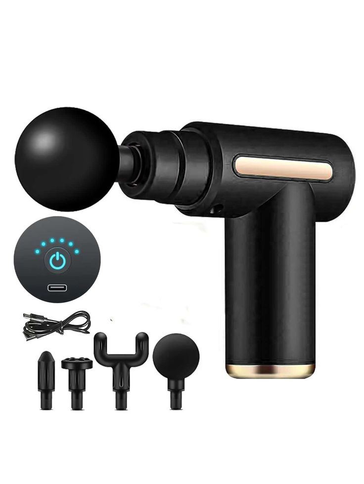 Gun Massager Full Body Pain Therapy For Men & Women Rechargeable & Silent Power