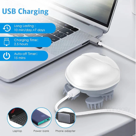 Electric Scalp Massager: Ultimate Solution For Hair Care & Stress Relief