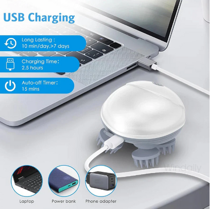 Electric Scalp Massager: Ultimate Solution For Hair Care & Stress Relief